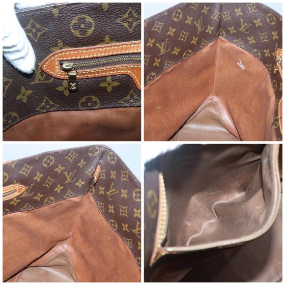 LOUIS VUITTON Monogram Sac Shopping Tote Bag M51108 LV Auth 140435 - Picture 15 of 16